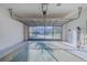 Spacious two car garage with epoxy flooring, glass panel door and water filtration system at 5424 Frederick Lake Dr, Port Orange, FL 32128