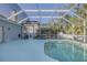 Large screened-in pool and patio area perfect for entertaining at 5424 Frederick Lake Dr, Port Orange, FL 32128