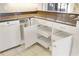 Kitchen featuring ample white cabinet and drawer storage at 55 Bay Harbour Dr, Ponce Inlet, FL 32127