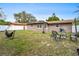 View of a large backyard, highlighting the home's outdoor space and potential for activities at 612 Cedar Park Dr, Daytona Beach, FL 32114