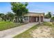 Charming single-story home with well-maintained lawn and inviting covered entry at 612 Cedar Park Dr, Daytona Beach, FL 32114