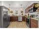 Modern kitchen with stainless steel appliances and plenty of counter space at 612 Cedar Park Dr, Daytona Beach, FL 32114