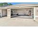 Spacious garage with room for two cars, complete with built-in storage, offering functionality and convenience at 6456 Cypress Springs Pkwy, Port Orange, FL 32128