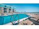 Inviting community pool offers a refreshing escape and a social hub for residents to relax and unwind at 701 S Atlantic Ave # 11, New Smyrna Beach, FL 32169