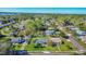 Aerial shot of home and neighborhood showcasing the home's location and property lines at 902 Conrad Dr, New Smyrna Beach, FL 32168