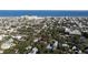 Expansive aerial view showing the proximity to the ocean, highlighting the property's convenient location and neighborhood at 111 Esther St, New Smyrna Beach, FL 32169