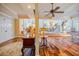 Spacious basement with hardwood floors, open layout, and ample room for entertainment at 111 Esther St, New Smyrna Beach, FL 32169