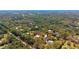 This aerial shot outlines the property's location within a scenic, tree-filled environment, offering a sense of seclusion at 1370 Jane Lacey Ln, New Smyrna Beach, FL 32168