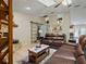 Inviting living room with sliding barn door and lots of natural light at 1370 Jane Lacey Ln, New Smyrna Beach, FL 32168
