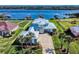 Magnificent waterfront property with lush landscaping, private dock, and stunning curb appeal at 2019 S Riverside, Edgewater, FL 32141