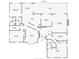 Detailed floor plan of the home, highlighting the layout of rooms and dimensions at 2533 Glenhaven St, New Smyrna Beach, FL 32168