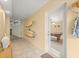Basement features surfboards and a game room with a pool table at 2901 Hill St, New Smyrna Beach, FL 32169
