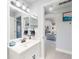 Bathroom sink and a view to other rooms in the house at 3611 Marisol Ct, New Smyrna Beach, FL 32168