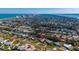 Aerial view showcasing the property with nearby amenities, beach and the surrounding community at 38 Seacrest Dr, Ormond Beach, FL 32176