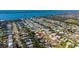 Aerial view showcasing the property's location within the neighborhood and proximity to the river at 38 Seacrest Dr, Ormond Beach, FL 32176