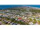 Aerial view showing the property's location within the residential area and the intercoastal waterway at 38 Seacrest Dr, Ormond Beach, FL 32176