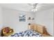Bright bedroom showcasing natural lighting, neutral-toned walls, simple decor, and minimalist furnishings at 38 Seacrest Dr, Ormond Beach, FL 32176