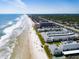 Expansive aerial view of the coastline, showcasing beachside condos at 4225 S Atlantic Ave # 2150, New Smyrna Beach, FL 32169
