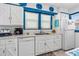 Bright kitchen featuring ample counter space, modern appliances, and white cabinets at 519 Mobile Ave, Daytona Beach, FL 32118