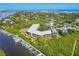 Gorgeous aerial view displaying the condo, marina, and proximity to the ocean at 520 S Peninsula Ave # 2C7, New Smyrna Beach, FL 32169