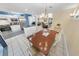 Dining area connecting to the kitchen and living room at 72 Oceanview Ave, Ponce Inlet, FL 32127