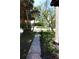 Charming walkway and lush landscaping in front yard at 746 N Halifax Ave, Daytona Beach, FL 32118