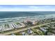Stunning aerial view showcases the property close to the beach at 898 Baybreeze Way # 880, New Smyrna Beach, FL 32169