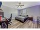 Bedroom featuring a ceiling fan and recessed lighting at 465 White Cotton Cir, Oviedo, FL 32765