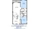 Floor plan of condo featuring two bedrooms, two bathrooms, kitchen, dining, living, and balcony at 1183 Ocean Shore Blvd # 902, Ormond Beach, FL 32176