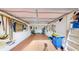 Organized garage with ample storage, perfect for tools and equipment at 106 Tuscany Villas Dr # 0160, Edgewater, FL 32141