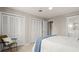 Bedroom with large closet space, offering ample storage and a neat aesthetic at 121 Ellicott Dr, Ormond Beach, FL 32176