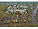 Expansive waterfront property featuring a private dock with breathtaking views of marsh and neighborhood at 1363 Wayne Ave, New Smyrna Beach, FL 32168