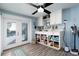 Bright laundry room featuring custom cabinets and countertops, ideal for beachside living with easy pool access at 1373 N Atlantic Ave, New Smyrna Beach, FL 32169