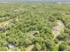 Expansive view of lush acreage with homes among mature trees, offering serene privacy at 1663 Hideaway Ln, Edgewater, FL 32132