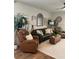 Comfortable living room with neutral tones, stylish furniture and cozy decor at 181 Caryota Ct, New Smyrna Beach, FL 32168