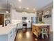 Charming kitchen with a wooden island, stainless steel appliances, and open layout at 2656 Old Smyrna Trl, New Smyrna Beach, FL 32168