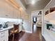 Office featuring granite desktop and custom cabinets at 2656 Old Smyrna Trl, New Smyrna Beach, FL 32168
