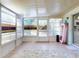 Sun room filled with natural light, a ceiling, and an inflatable mattress at 3013 Lime Tree Dr, Edgewater, FL 32141