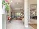 Bright foyer showing a view of the living room and kitchen at 3219 Modena Way, New Smyrna Beach, FL 32168