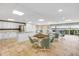 Bright dining area featuring seating for six and an open floor plan at 3606 S Peninsula Dr # 509, Port Orange, FL 32127