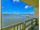 Enjoy beautiful blue water views from the condo balcony at 3606 S Peninsula Dr # 703, Port Orange, FL 32127