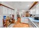 Well-lit kitchen with white cabinets and an efficient layout at 416 Western Rd, New Smyrna Beach, FL 32168