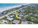 Aerial view of the property's location near the beach at 4307 Sea Mist Dr # 135, New Smyrna Beach, FL 32169
