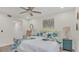 Inviting bedroom featuring bright walls, light-colored wood floors, and tasteful decor for a restful space at 4307 Sea Mist Dr # 135, New Smyrna Beach, FL 32169