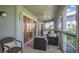 Inviting screened porch offers a tranquil outdoor retreat at 4307 Sea Mist Dr # 135, New Smyrna Beach, FL 32169
