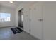 Hallway featuring an elevator and Oceanwalk Condominiums welcome mat at 5300 S Atlantic Ave # 20-507, New Smyrna Beach, FL 32169