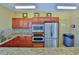 Well-equipped kitchen featuring stainless steel appliances, granite countertops, and custom cabinetry at 5300 S Atlantic Ave # 20-507, New Smyrna Beach, FL 32169