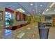 Spacious kitchen boasts granite countertops, stainless steel appliances, and ample cabinet space at 5300 S Atlantic Ave # 20-507, New Smyrna Beach, FL 32169