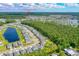 Enjoy this aerial view of the property close to the Coraci Sports Complex and community lakes at 5607 Estero Loop, Port Orange, FL 32128
