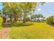 Lush backyard with mature trees and pond views at 6093 Sabal Creek Blvd, Port Orange, FL 32128